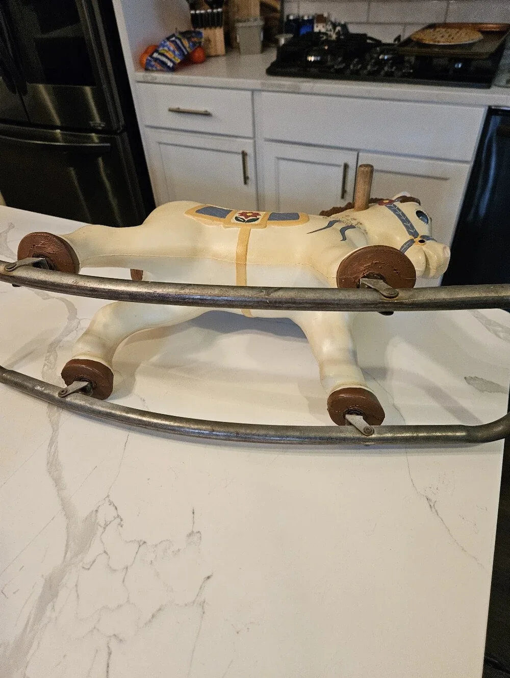 Vintage Antique Wonder Shoo-Fly Style Rocking Horse Toy